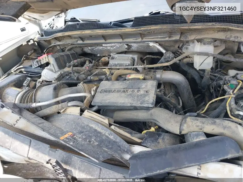 2022 Chevrolet Silverado 3500Hd 4Wd Long Bed Wt VIN: 1GC4YSEY3NF321460 Lot: 42752086