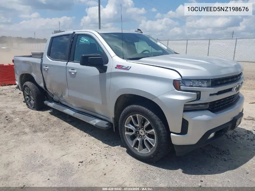 2022 Chevrolet Silverado 1500 Ltd 4Wd Short Bed Rst VIN: 1GCUYEED5NZ198676 Lot: 42818342