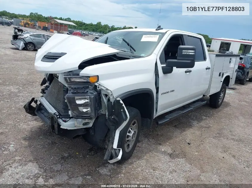 2023 Chevrolet Silverado 2500Hd 4Wd Long Bed Wt VIN: 1GB1YLE77PF128803 Lot: 42808215