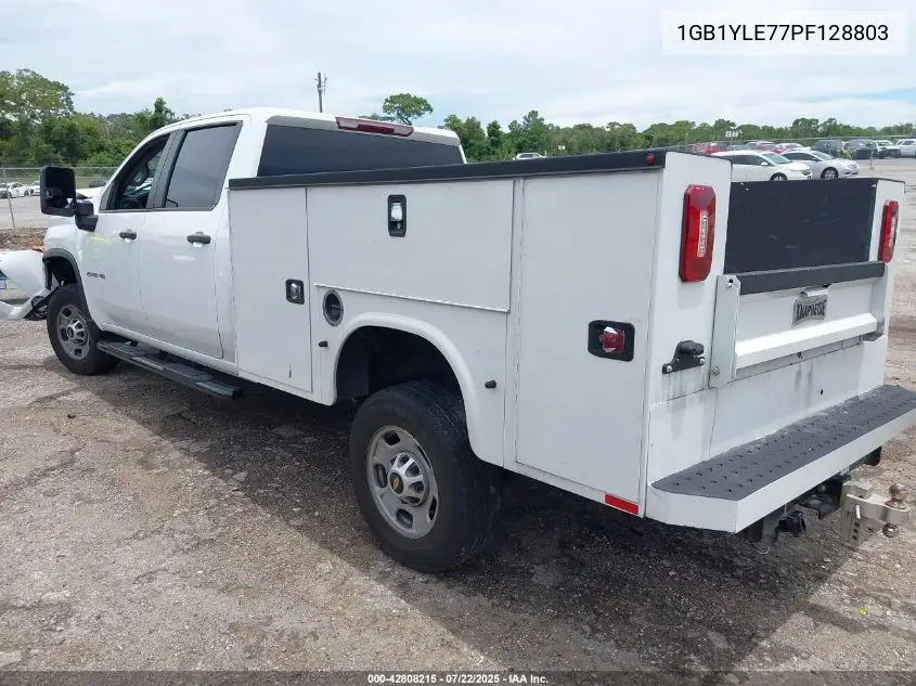 2023 Chevrolet Silverado 2500Hd 4Wd Long Bed Wt VIN: 1GB1YLE77PF128803 Lot: 42808215