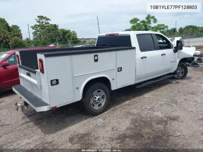2023 Chevrolet Silverado 2500Hd 4Wd Long Bed Wt VIN: 1GB1YLE77PF128803 Lot: 42808215