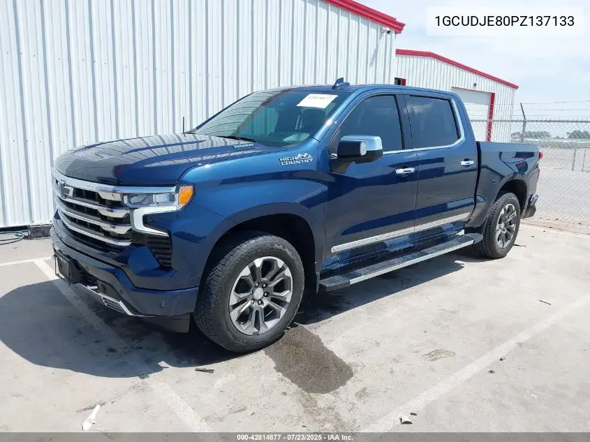 2023 Chevrolet Silverado 1500 4Wd Short Bed High Country VIN: 1GCUDJE80PZ137133 Lot: 42814877