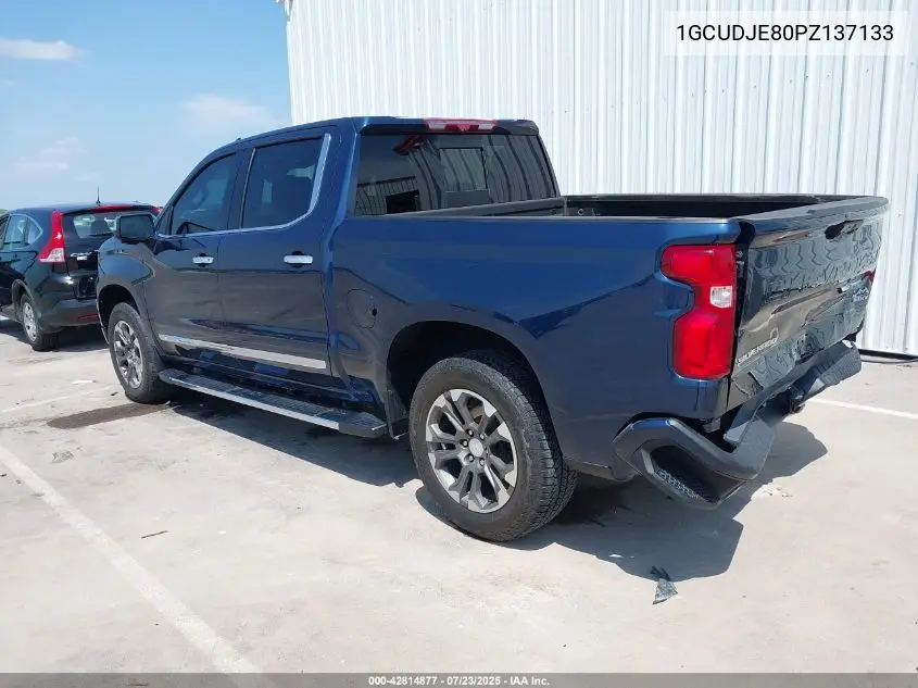 2023 Chevrolet Silverado 1500 4Wd Short Bed High Country VIN: 1GCUDJE80PZ137133 Lot: 42814877