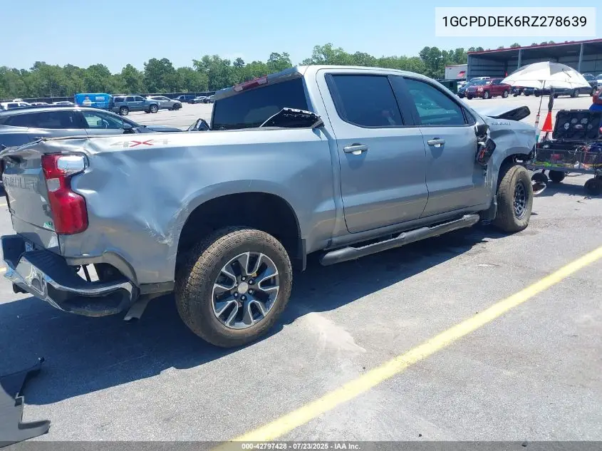 2024 Chevrolet Silverado 1500 4Wd Short Bed Lt VIN: 1GCPDDEK6RZ278639 Lot: 42797428