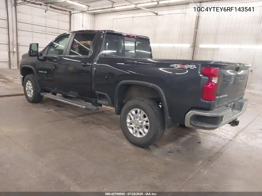 2024 Chevrolet Silverado 3500Hd 4Wd Standard Bed Lt VIN: 1GC4YTEY6RF143541 Lot: 42799590