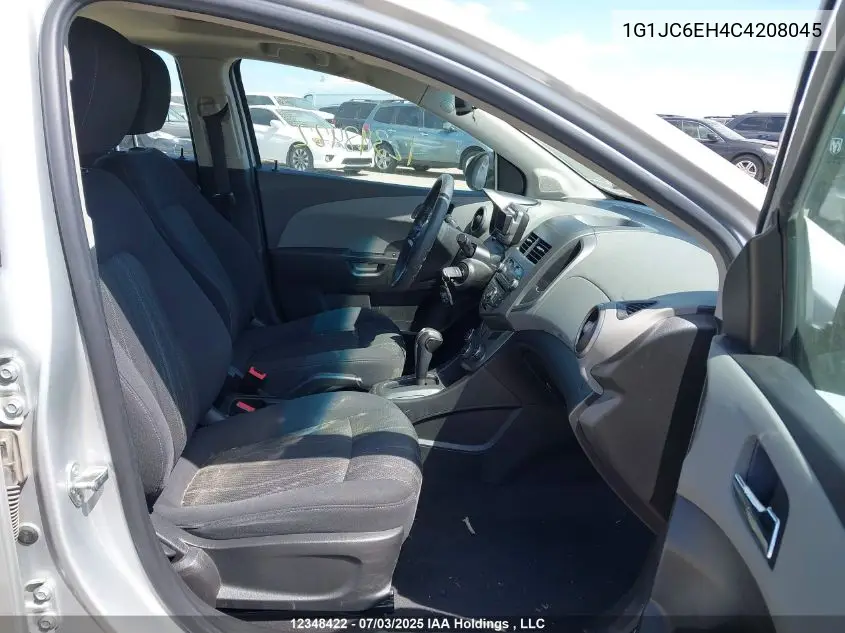 2012 Chevrolet Sonic Lt VIN: 1G1JC6EH4C4208045 Lot: 12348422