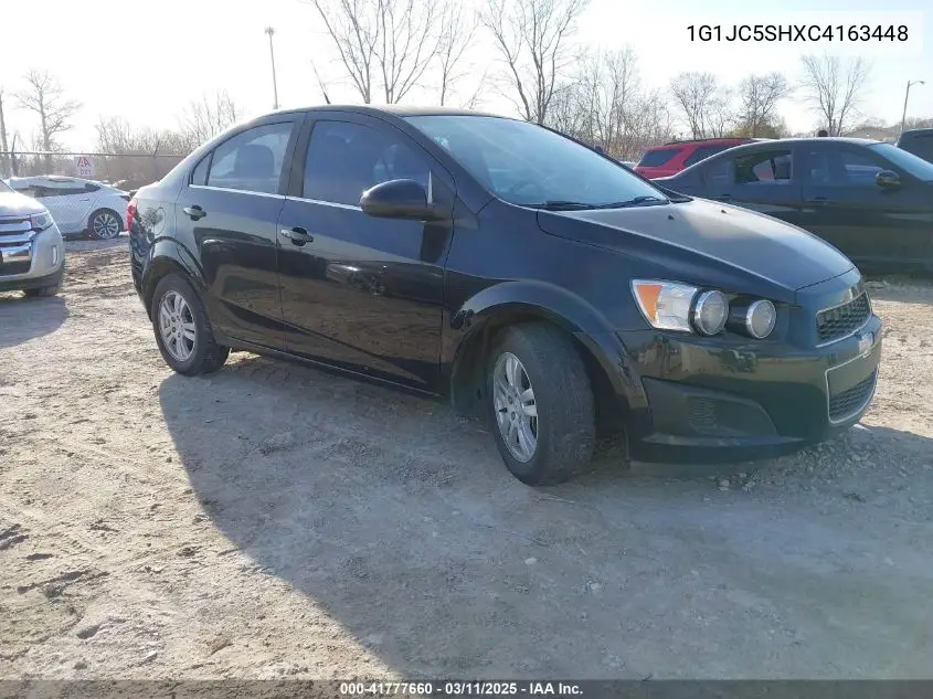 2012 Chevrolet Sonic 2Lt VIN: 1G1JC5SHXC4163448 Lot: 41777660