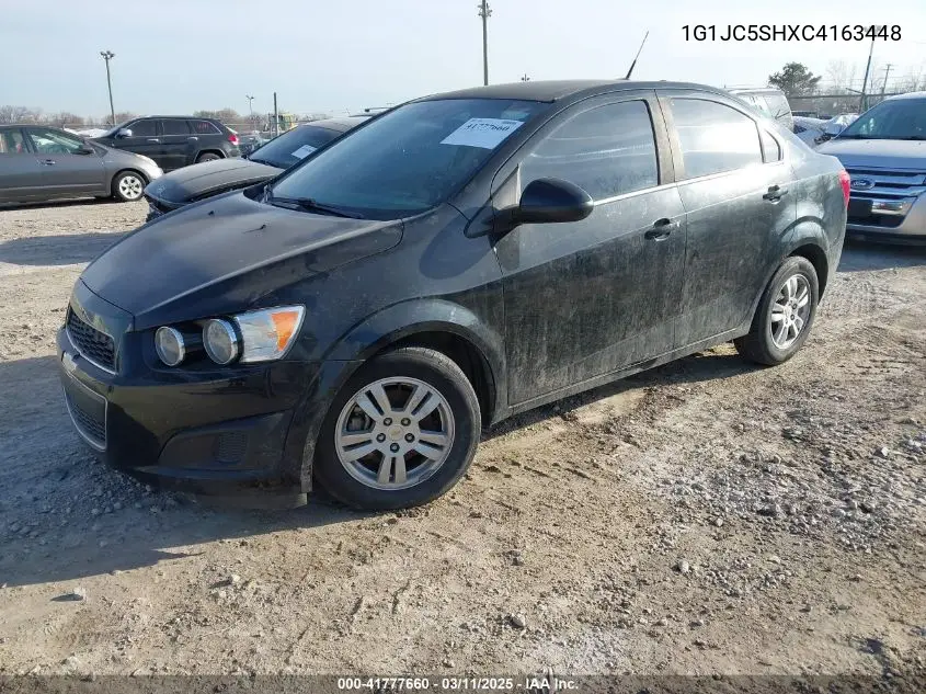 2012 Chevrolet Sonic 2Lt VIN: 1G1JC5SHXC4163448 Lot: 41777660