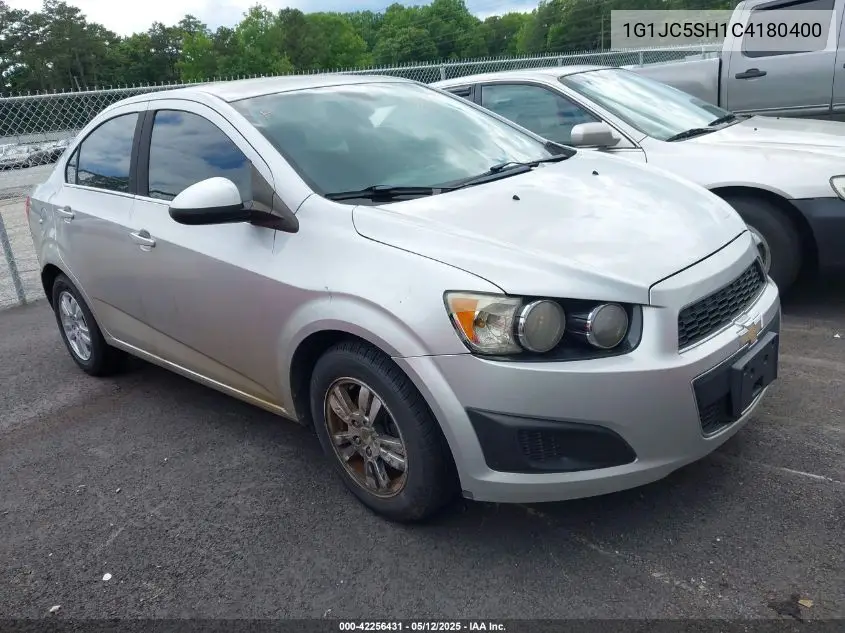 2012 Chevrolet Sonic 2Lt VIN: 1G1JC5SH1C4180400 Lot: 42256431