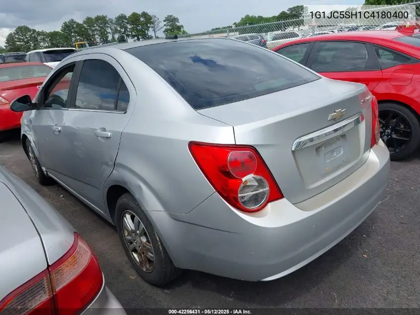 2012 Chevrolet Sonic 2Lt VIN: 1G1JC5SH1C4180400 Lot: 42256431