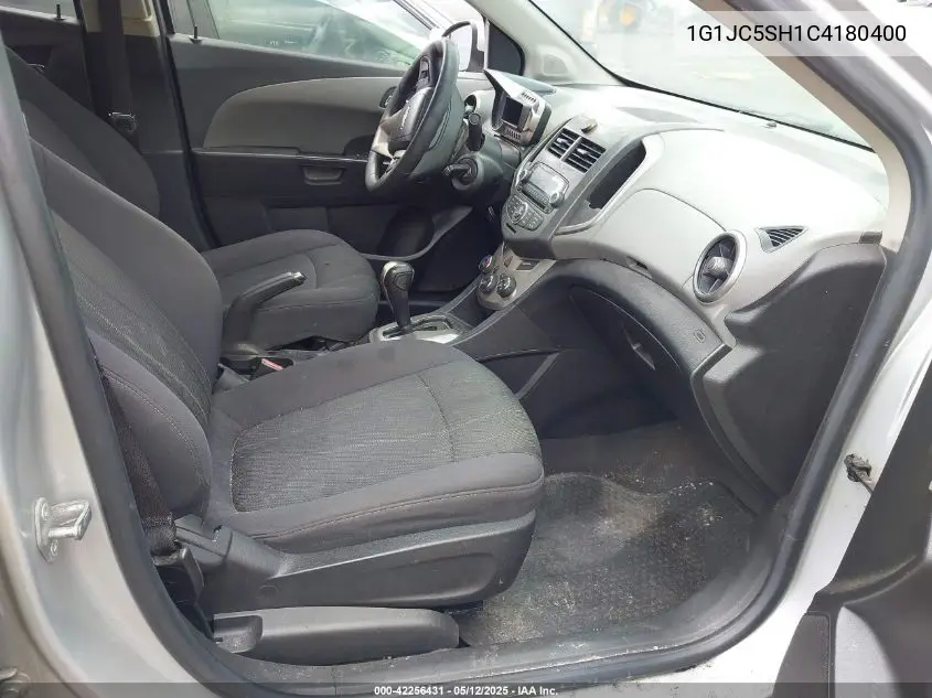 2012 Chevrolet Sonic 2Lt VIN: 1G1JC5SH1C4180400 Lot: 42256431