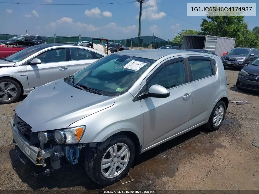 2012 Chevrolet Sonic 2Lt VIN: 1G1JC6SH6C4174937 Lot: 42778474