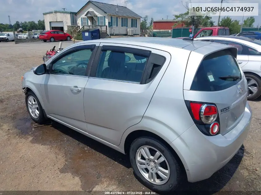 2012 Chevrolet Sonic 2Lt VIN: 1G1JC6SH6C4174937 Lot: 42778474