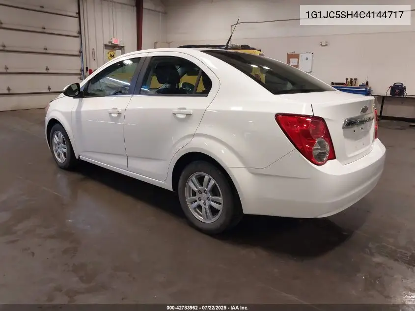 2012 Chevrolet Sonic 2Lt VIN: 1G1JC5SH4C4144717 Lot: 42783962