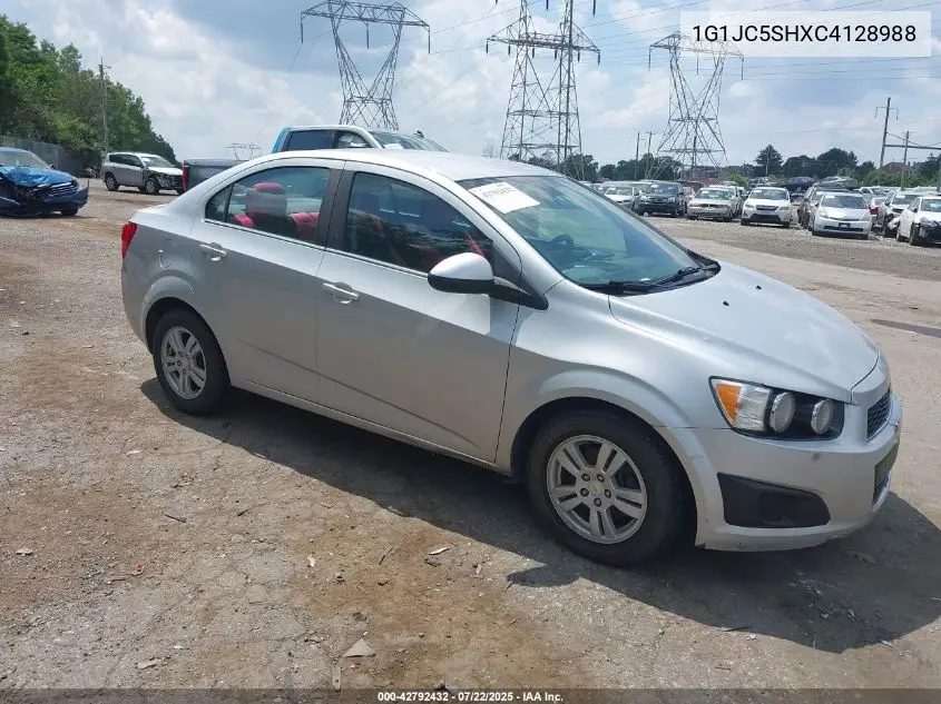 2012 Chevrolet Sonic 2Lt VIN: 1G1JC5SHXC4128988 Lot: 42792432