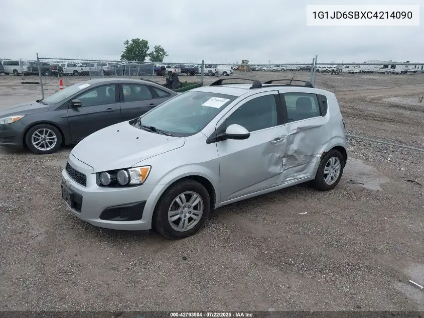 2012 Chevrolet Sonic 1Lt VIN: 1G1JD6SBXC4214090 Lot: 42793504