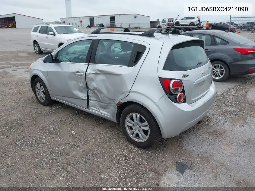 2012 Chevrolet Sonic 1Lt VIN: 1G1JD6SBXC4214090 Lot: 42793504