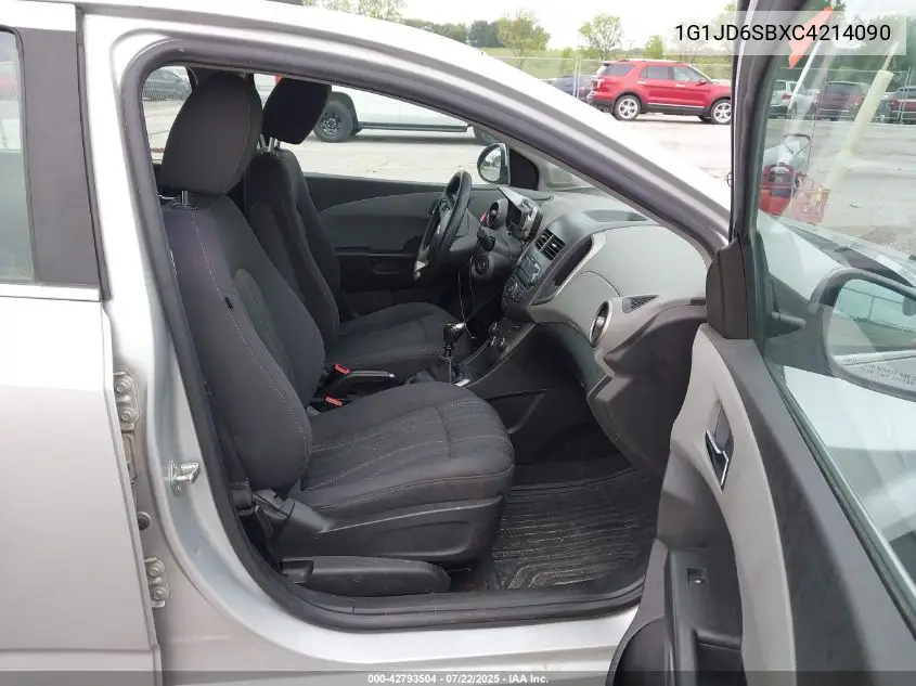 2012 Chevrolet Sonic 1Lt VIN: 1G1JD6SBXC4214090 Lot: 42793504