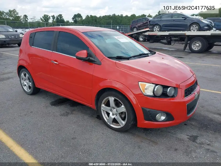2012 Chevrolet Sonic 2Lz VIN: 1G1JE6SH2C4177635 Lot: 42816500