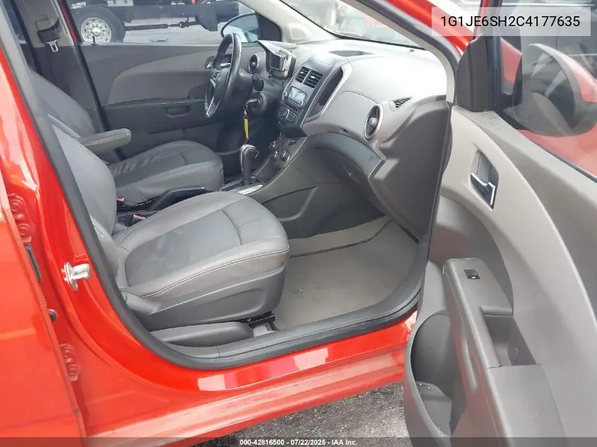 2012 Chevrolet Sonic 2Lz VIN: 1G1JE6SH2C4177635 Lot: 42816500