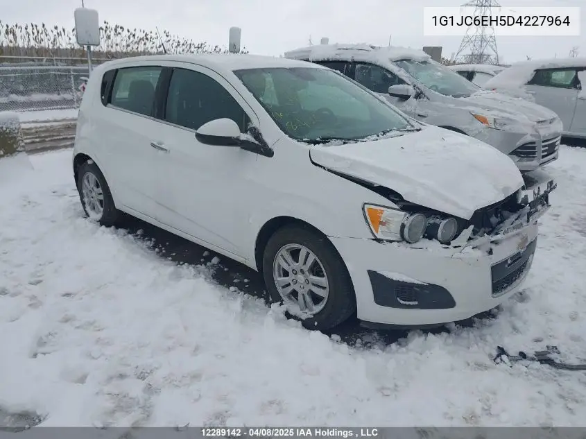 2013 Chevrolet Sonic Lt VIN: 1G1JC6EH5D4227964 Lot: 12289142