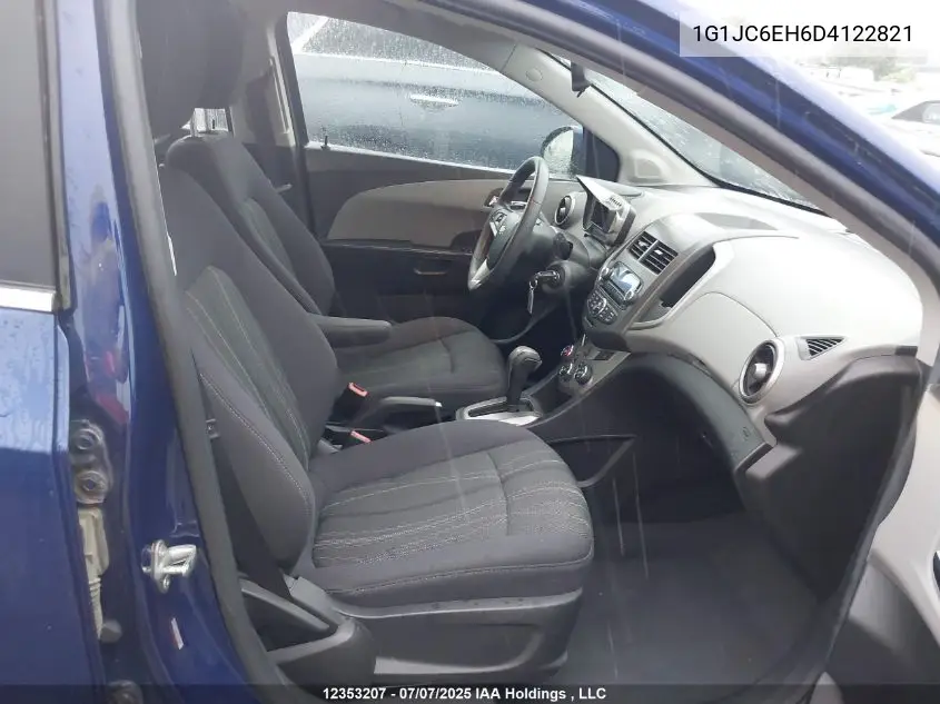 2013 Chevrolet Sonic Lt VIN: 1G1JC6EH6D4122821 Lot: 12353207
