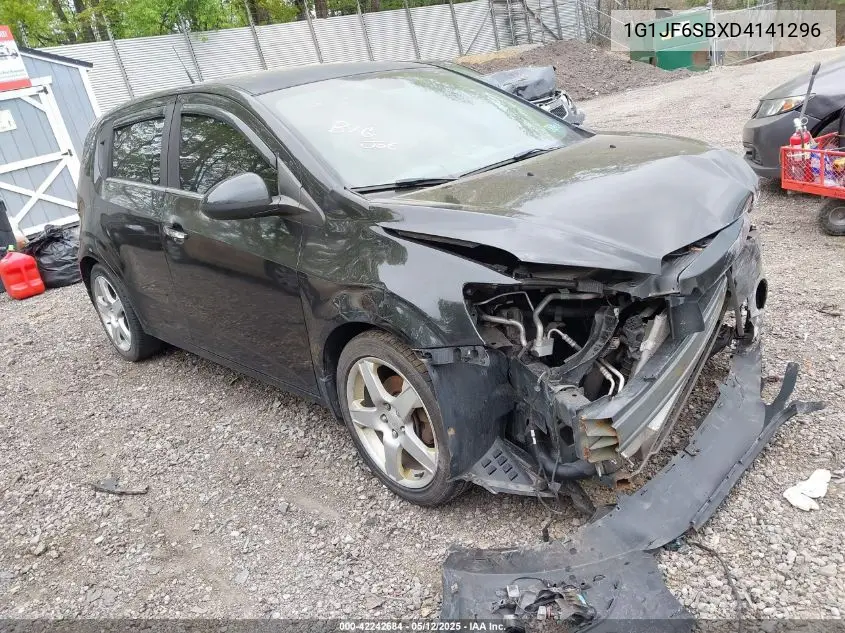 2013 Chevrolet Sonic Ltz Manual VIN: 1G1JF6SBXD4141296 Lot: 42242684