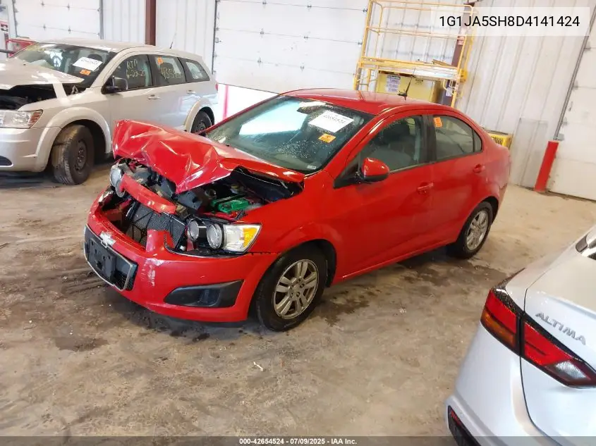 2013 Chevrolet Sonic Ls Auto VIN: 1G1JA5SH8D4141424 Lot: 42654524