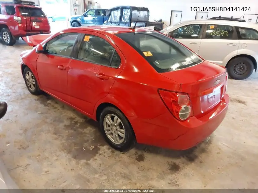 2013 Chevrolet Sonic Ls Auto VIN: 1G1JA5SH8D4141424 Lot: 42654524