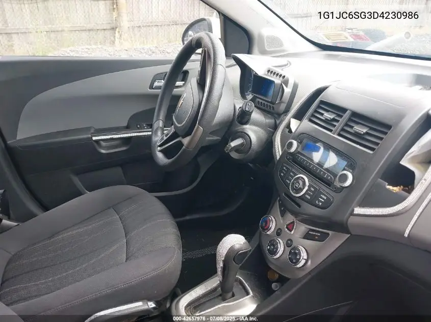 2013 Chevrolet Sonic Lt Auto VIN: 1G1JC6SG3D4230986 Lot: 42657976