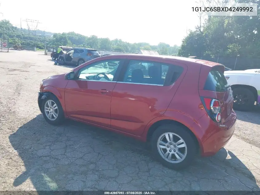 1g1jc6sbxd4249992 1G1JC6SBXD4249992 2013 Chevrolet Sonic Lt Auto