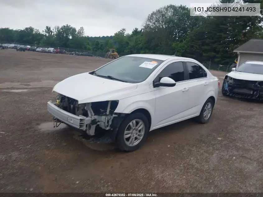 2013 Chevrolet Sonic Lt Auto VIN: 1G1JC5SH9D4241493 Lot: 42670352