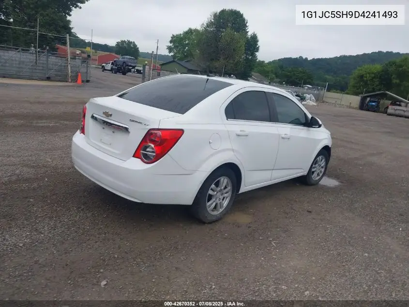2013 Chevrolet Sonic Lt Auto VIN: 1G1JC5SH9D4241493 Lot: 42670352