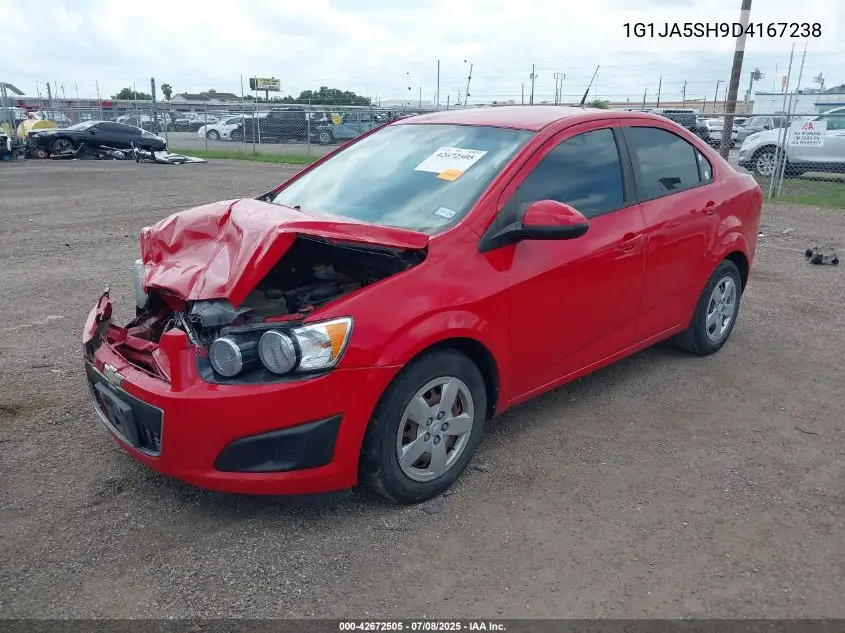 2013 Chevrolet Sonic Ls Auto VIN: 1G1JA5SH9D4167238 Lot: 42672505