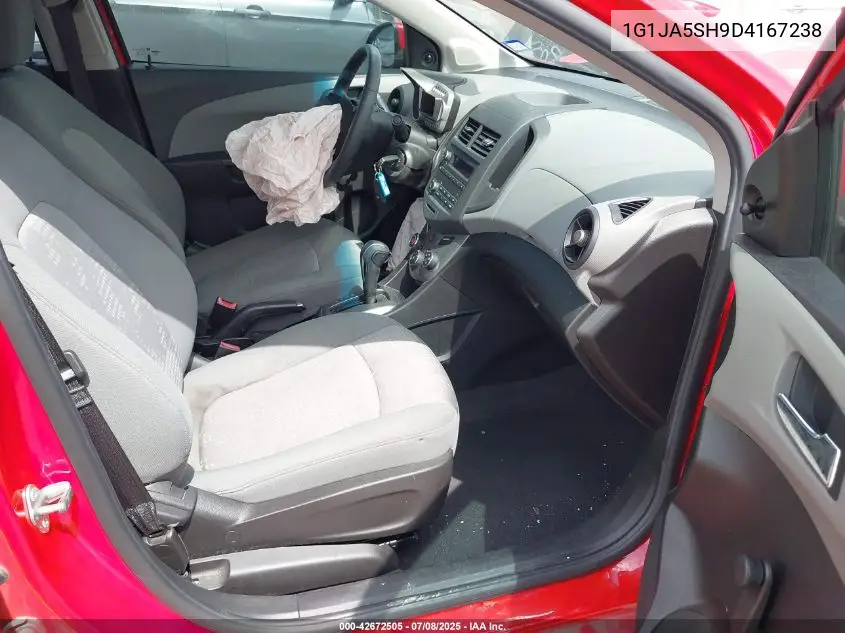 2013 Chevrolet Sonic Ls Auto VIN: 1G1JA5SH9D4167238 Lot: 42672505