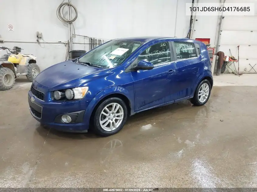 2013 Chevrolet Sonic Lt VIN: 1G1JD6SH6D4176685 Lot: 42675002