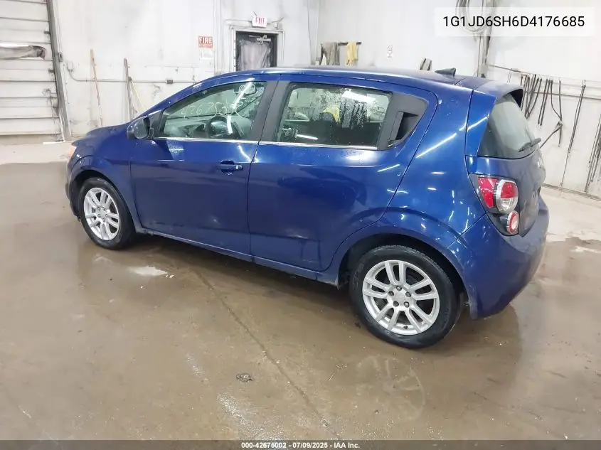 2013 Chevrolet Sonic Lt VIN: 1G1JD6SH6D4176685 Lot: 42675002
