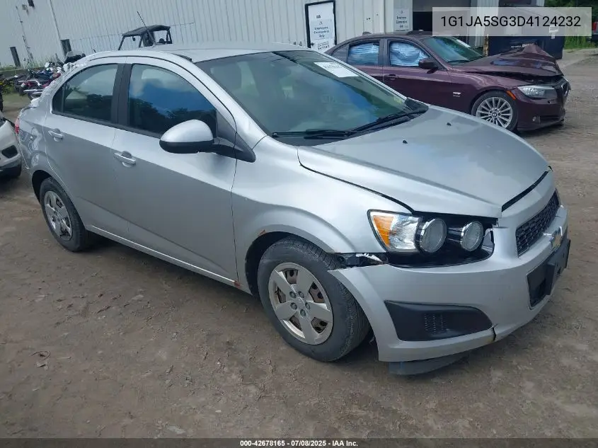 2013 Chevrolet Sonic Ls Auto VIN: 1G1JA5SG3D4124232 Lot: 42678165