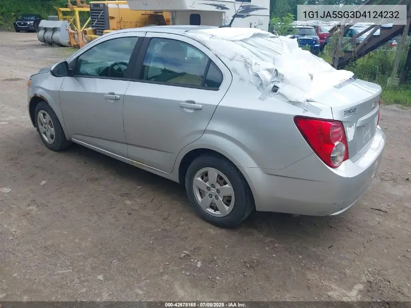 2013 Chevrolet Sonic Ls Auto VIN: 1G1JA5SG3D4124232 Lot: 42678165