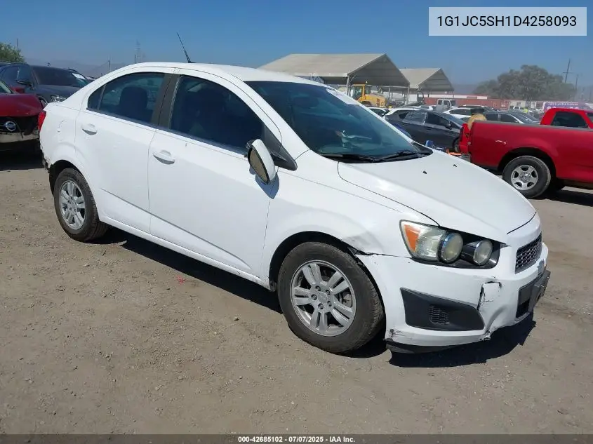 2013 Chevrolet Sonic Lt Auto VIN: 1G1JC5SH1D4258093 Lot: 42685102