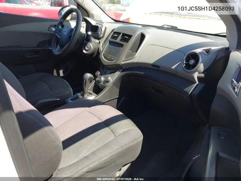 2013 Chevrolet Sonic Lt Auto VIN: 1G1JC5SH1D4258093 Lot: 42685102