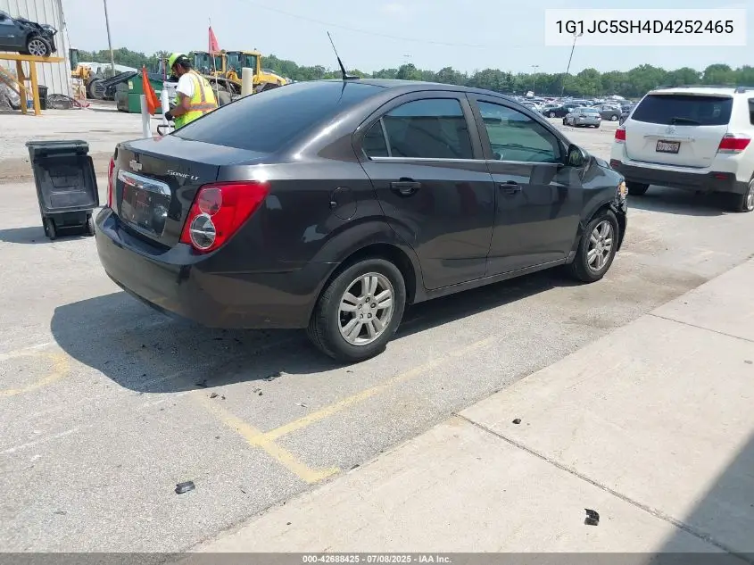 2013 Chevrolet Sonic Lt Auto VIN: 1G1JC5SH4D4252465 Lot: 42688425