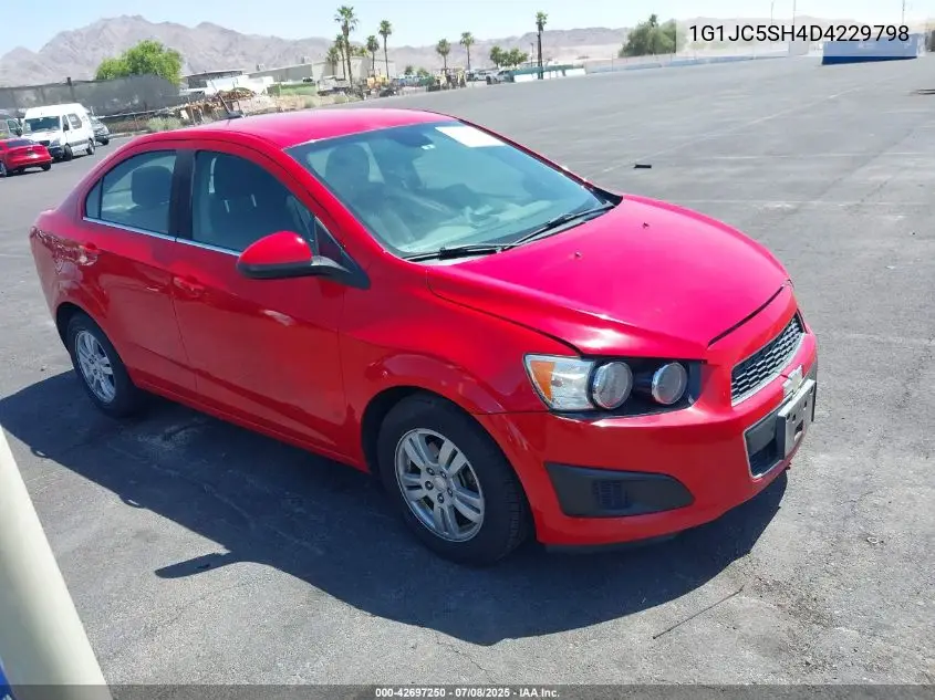 2013 Chevrolet Sonic Lt Auto VIN: 1G1JC5SH4D4229798 Lot: 42697250