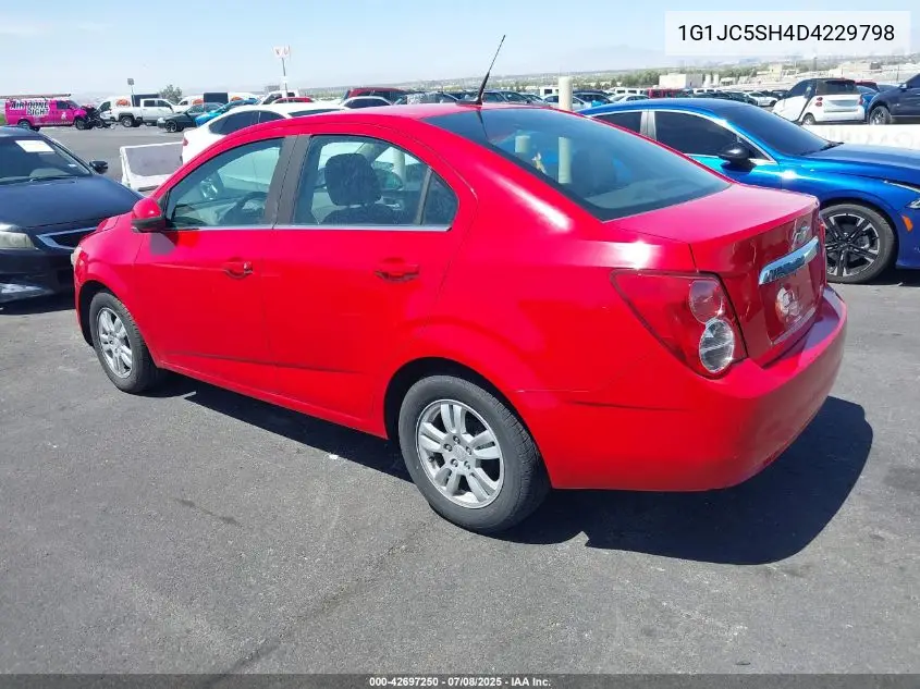 2013 Chevrolet Sonic Lt Auto VIN: 1G1JC5SH4D4229798 Lot: 42697250