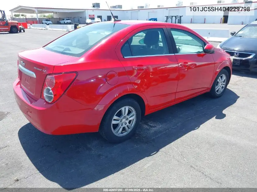 2013 Chevrolet Sonic Lt Auto VIN: 1G1JC5SH4D4229798 Lot: 42697250