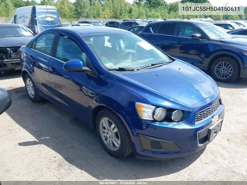 2013 Chevrolet Sonic Lt Auto VIN: 1G1JC5SH5D4150611 Lot: 42798677
