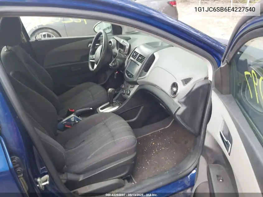 2014 Chevrolet Sonic Lt Auto VIN: 1G1JC6SB6E4227540 Lot: 42265097
