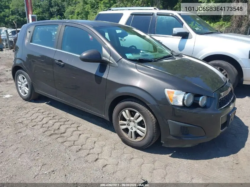 2014 Chevrolet Sonic Lt Auto VIN: 1G1JC6SB3E4173548 Lot: 42627811