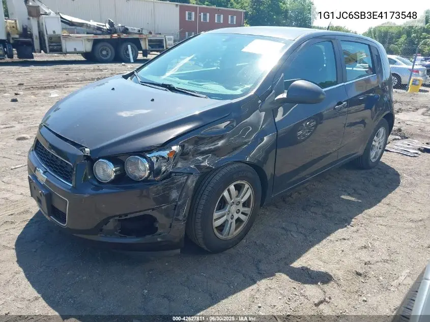 2014 Chevrolet Sonic Lt Auto VIN: 1G1JC6SB3E4173548 Lot: 42627811