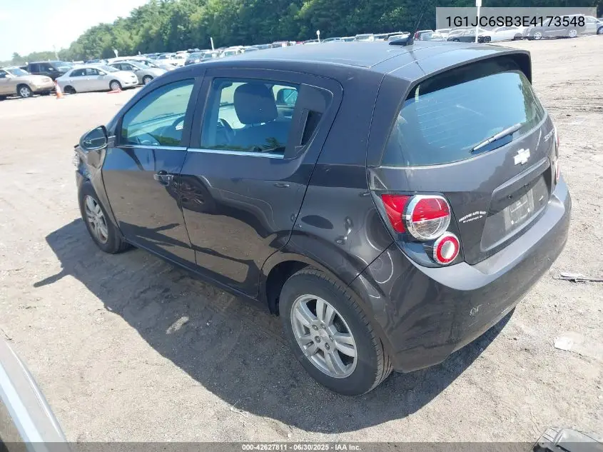 2014 Chevrolet Sonic Lt Auto VIN: 1G1JC6SB3E4173548 Lot: 42627811